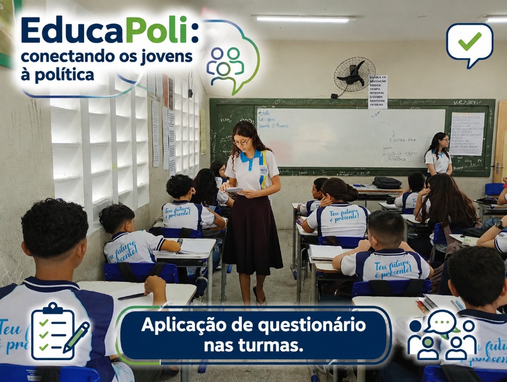 Aplicação de questionário nas turmas